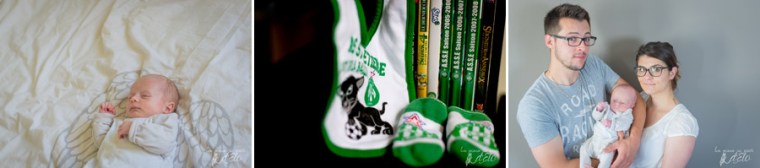 Seance bébé lifestyle domicile Saint Etienne - photographe Haute Loire