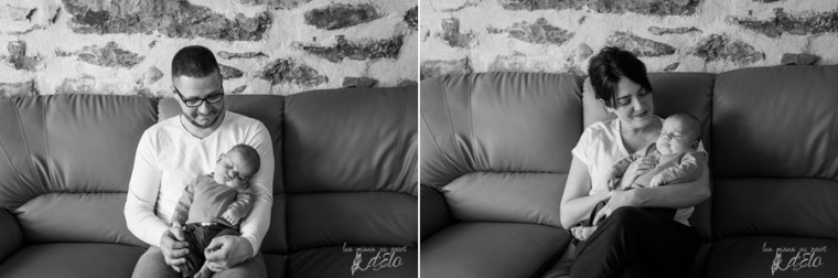 Séance bébé Haute Loire domicile - Photographe Monistrol sur Loire 