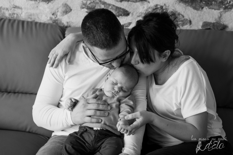 Séance bébé Haute Loire domicile - Photographe Monistrol sur Loire 