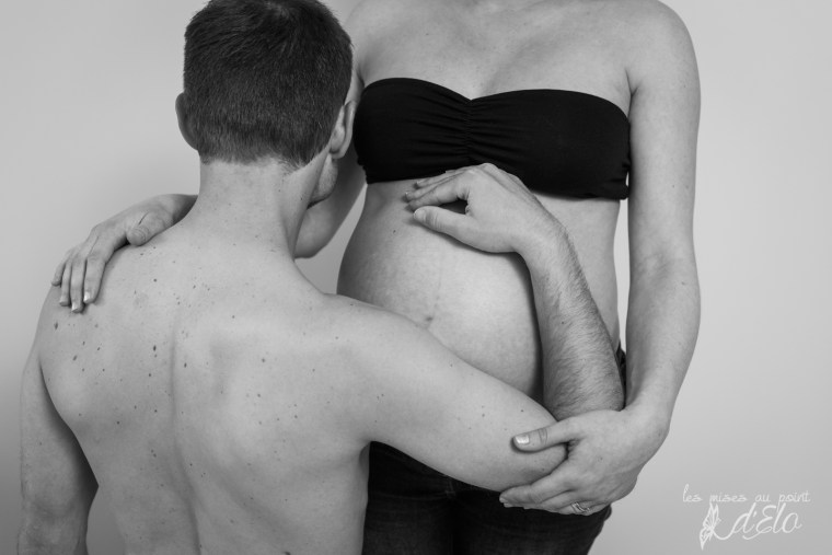 Photographe Monistrol sur Loire Séance grossesse domicile Loire 