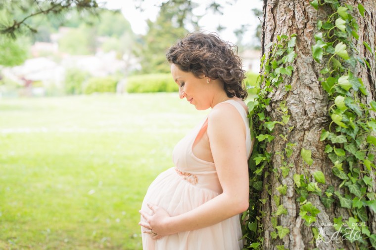Photographe Monistrol sur Loire Séance grossesse domicile Loire 